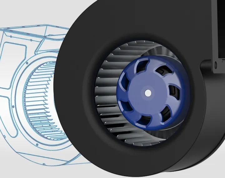 Характеристики вентиляторов ЭК передн-изогнутых центробежных