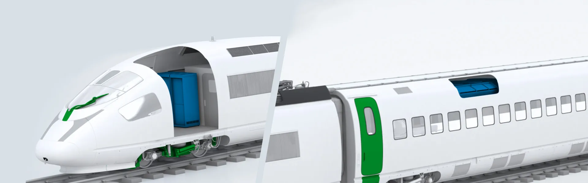 Охлаждающие вентиляторы тележки